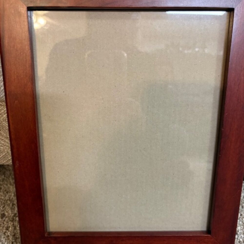 New Lot Of 2 Burnes Of Boston 8x10 Photo Frames. Silver/Wood. - Picture 5 of 6